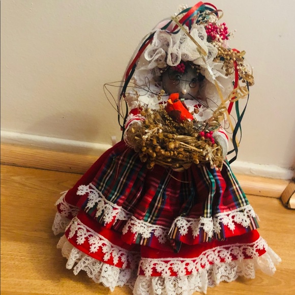 Vintage 80’s Christmas cottage core farm house mouse decor - Picture 3 of 15